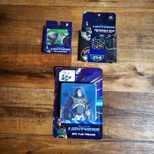 Buzz Lightyear Tub Treads, Drink Coasters & Reusable Bag Bundle